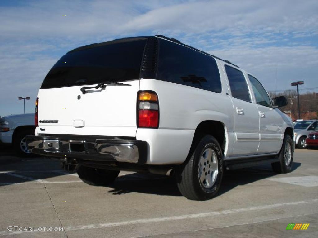 2006 Suburban LT 1500 4x4 - Summit White / Tan/Neutral photo #3