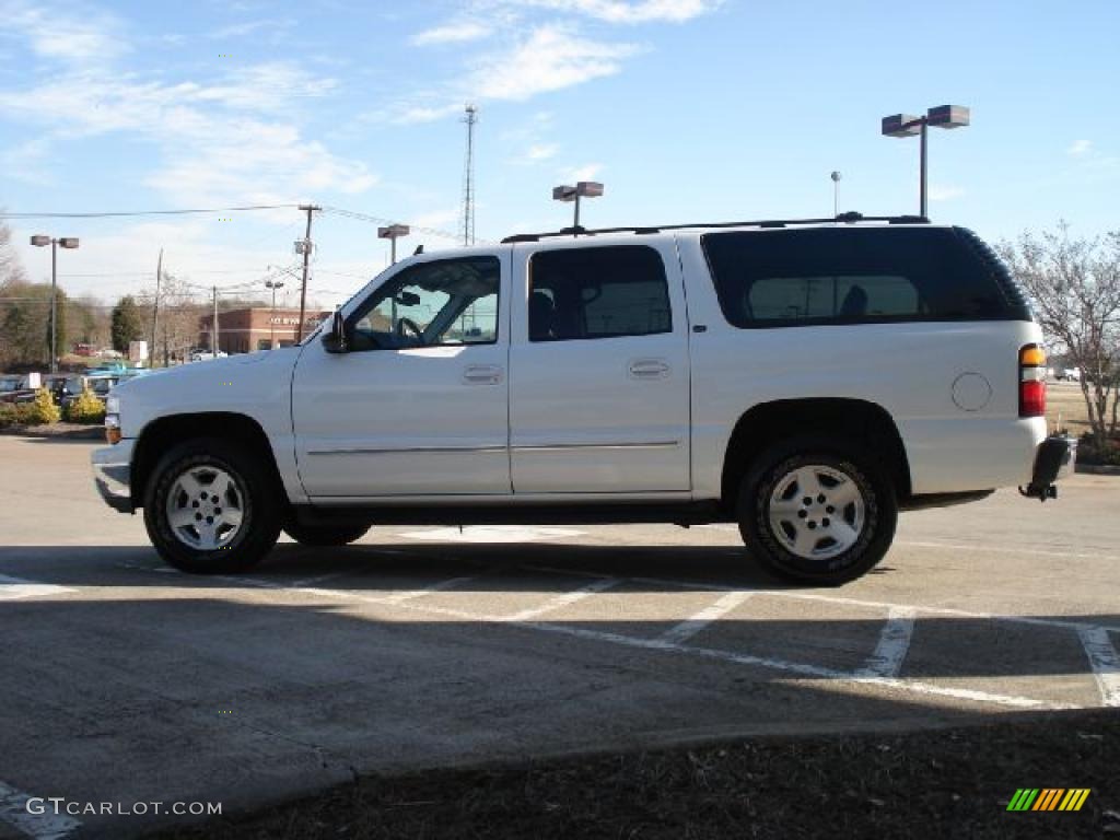2006 Suburban LT 1500 4x4 - Summit White / Tan/Neutral photo #6