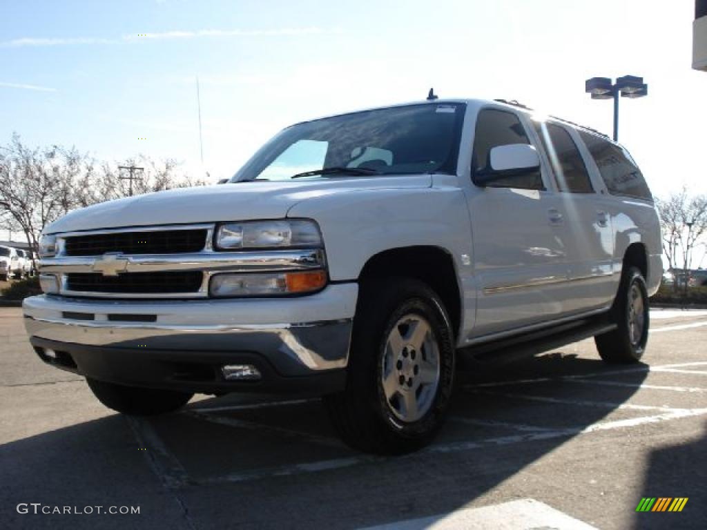 2006 Suburban LT 1500 4x4 - Summit White / Tan/Neutral photo #7