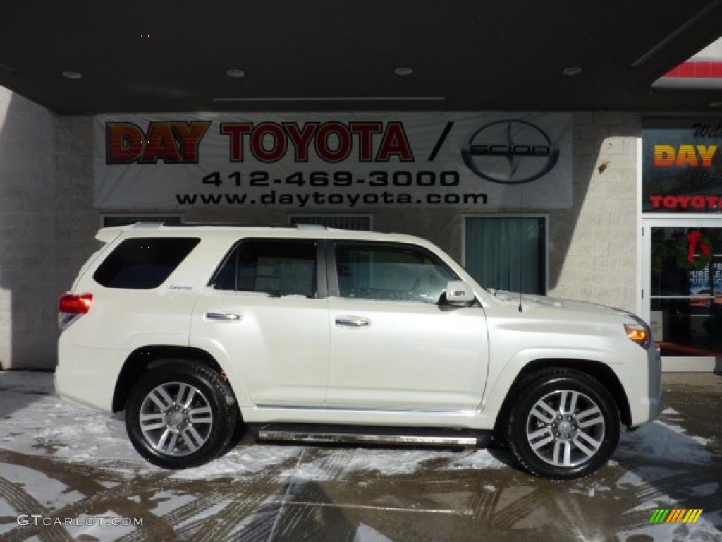 2011 4Runner Limited 4x4 - Blizzard White Pearl / Sand Beige photo #1