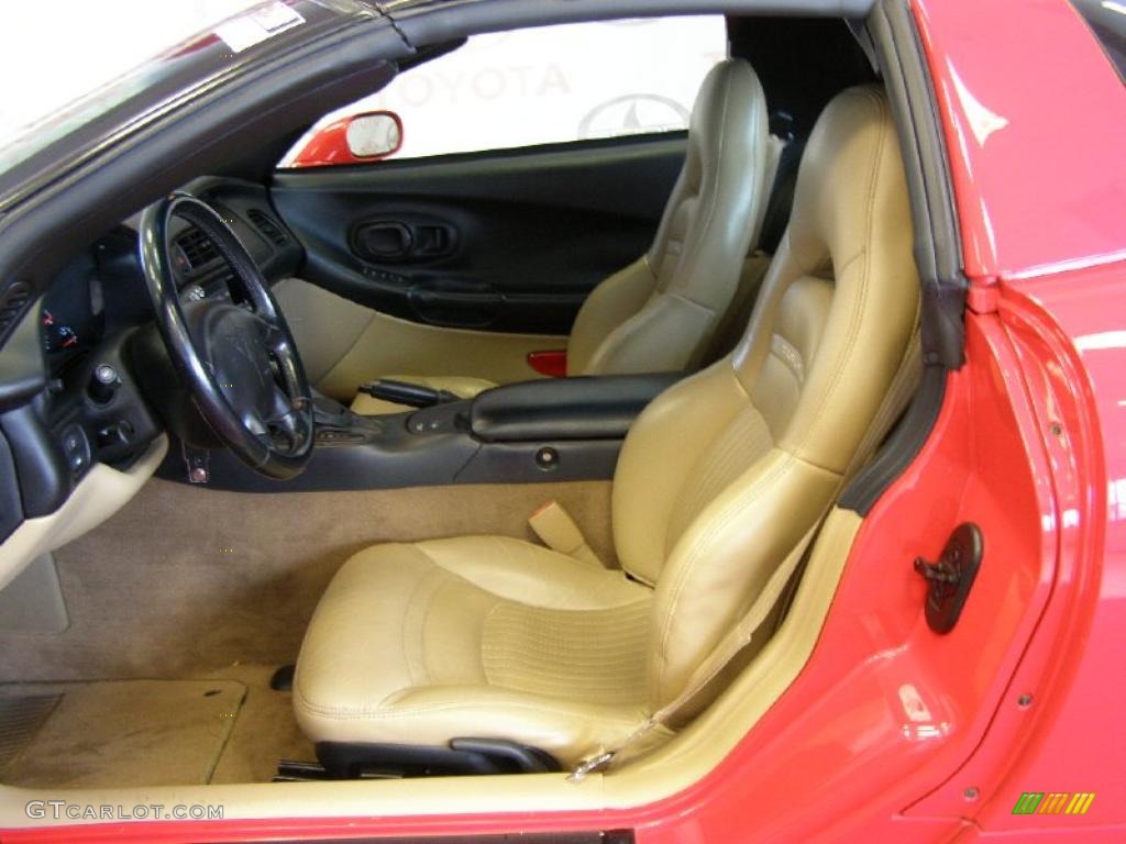 Light Oak Interior 1999 Chevrolet Corvette Coupe Photo #41522865