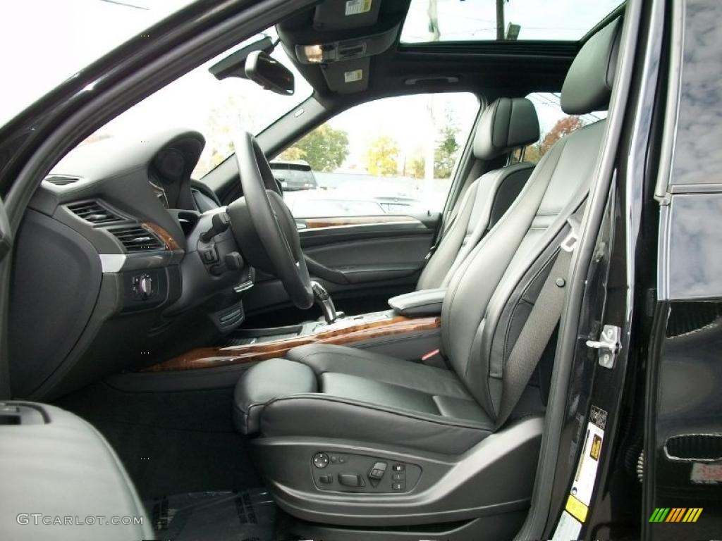 Black Interior 2010 BMW X5 xDrive30i Photo #41524729
