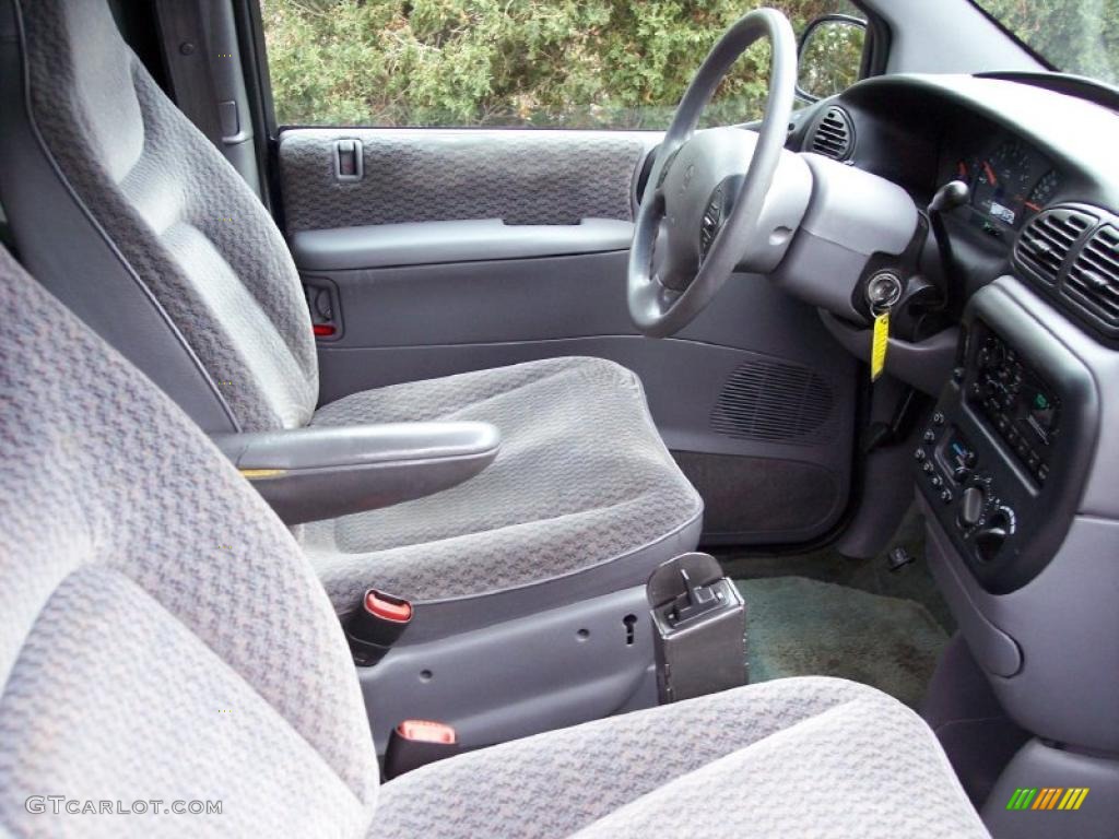 2000 Grand Caravan SE - Patriot Blue Pearlcoat / Mist Gray photo #24