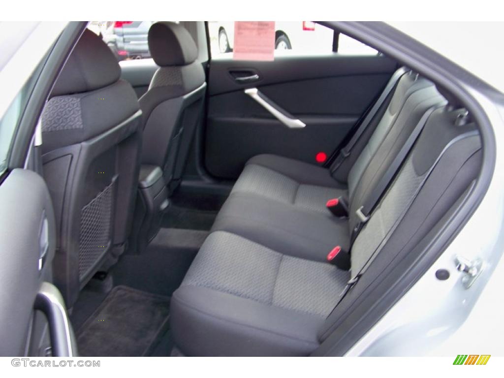 Ebony Interior 2009 Pontiac G6 V6 Sedan Photo #41525937