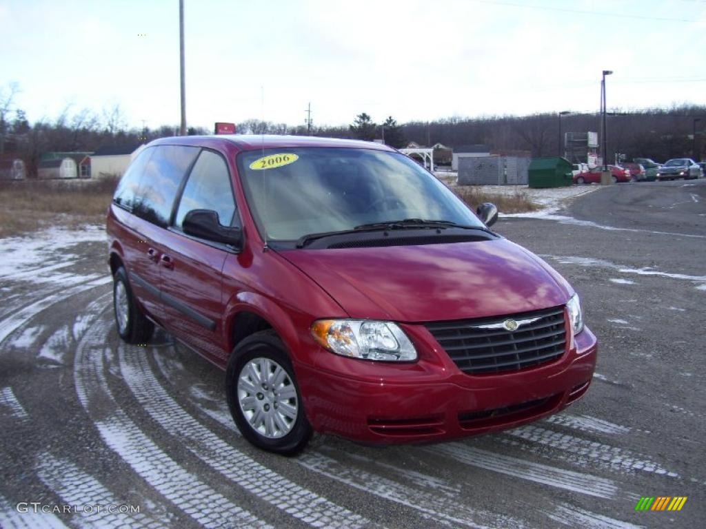 2006 Town & Country  - Inferno Red Pearl / Medium Slate Gray photo #3