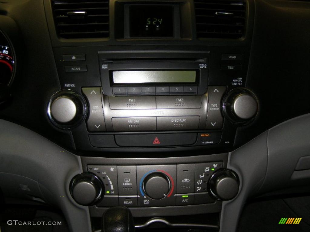 2008 Highlander 4WD - Blue Streak Metallic / Ash Gray photo #16