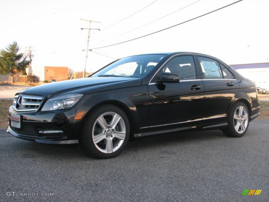 Black 2011 Mercedes-Benz C 300 Sport 4Matic Exterior Photo #41526545