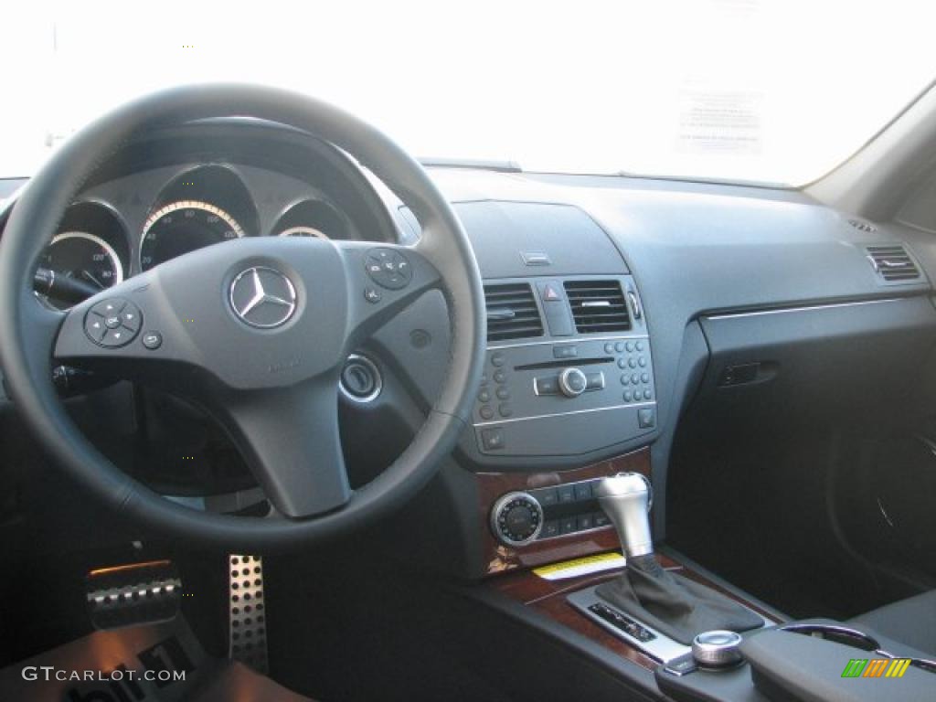 Black Interior 2011 Mercedes-Benz C 300 Sport 4Matic Photo #41526629