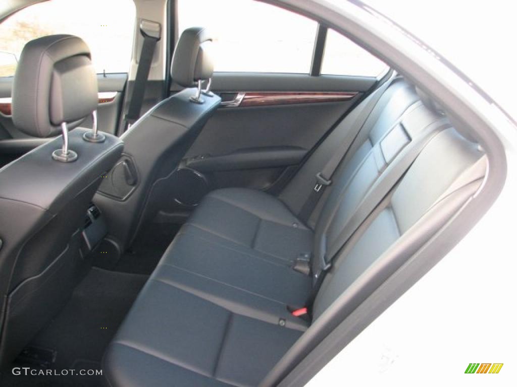 Black Interior 2011 Mercedes-Benz C 300 Luxury 4Matic Photo #41526705