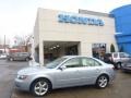 2007 Silver Blue Hyundai Sonata SE V6  photo #1