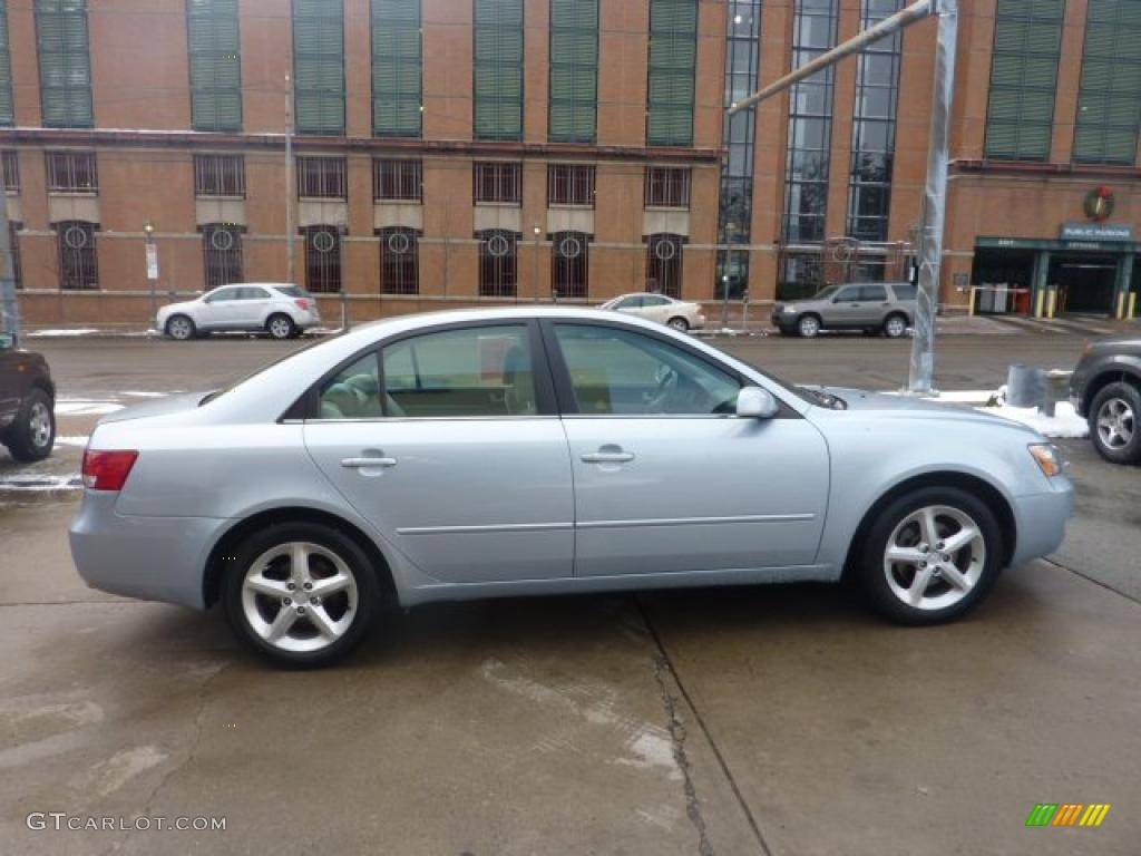 Silver Blue 2007 Hyundai Sonata SE V6 Exterior Photo #41526781