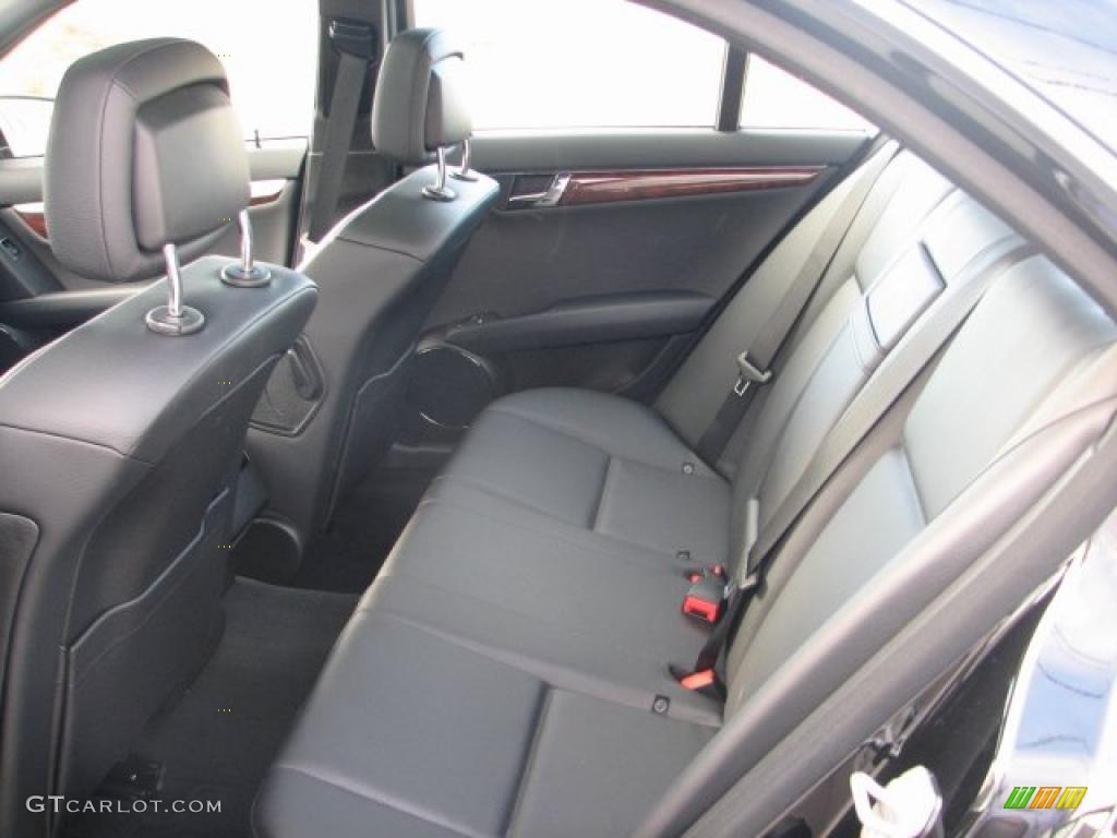 Black Interior 2011 Mercedes-Benz C 300 Sport 4Matic Photo #41526813