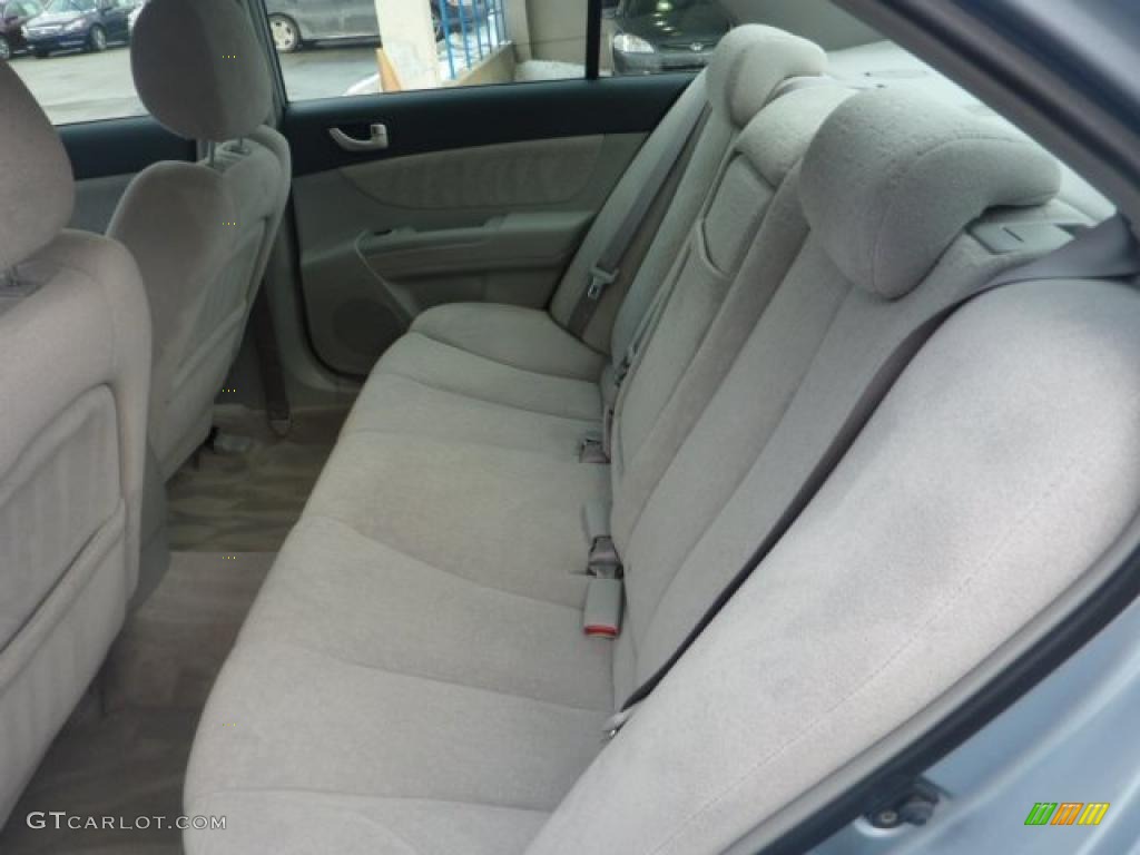 Beige Interior 2007 Hyundai Sonata SE V6 Photo #41526825