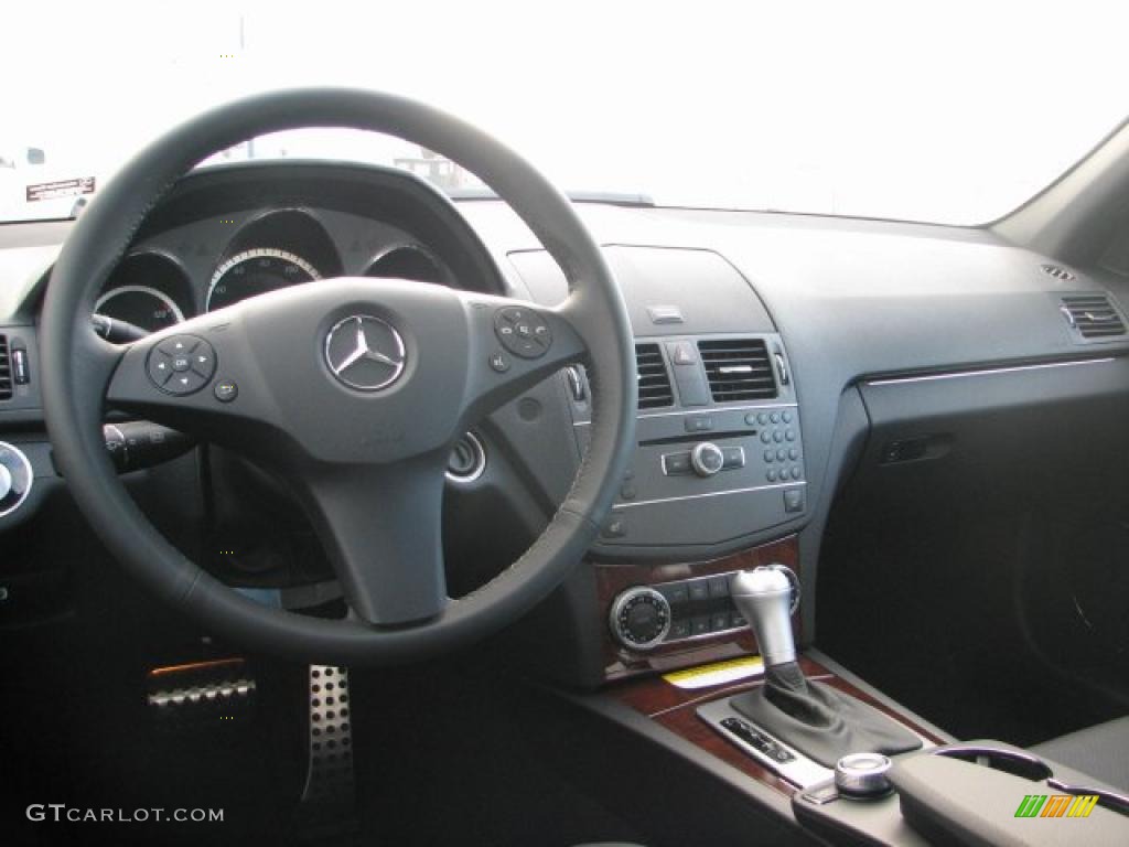 Black Interior 2011 Mercedes-Benz C 300 Sport 4Matic Photo #41526829