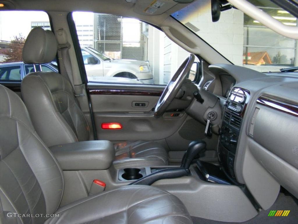 Dark Slate Gray Interior 2002 Jeep Grand Cherokee Limited 4x4 Photo #41528353