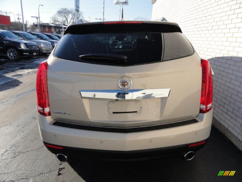 2011 SRX 4 V6 AWD - Gold Mist Metallic / Shale/Brownstone photo #5