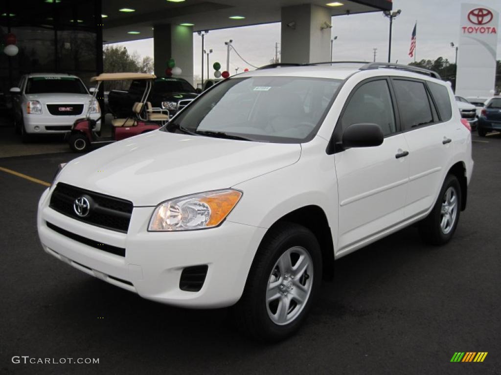 2011 RAV4 I4 - Super White / Ash photo #1