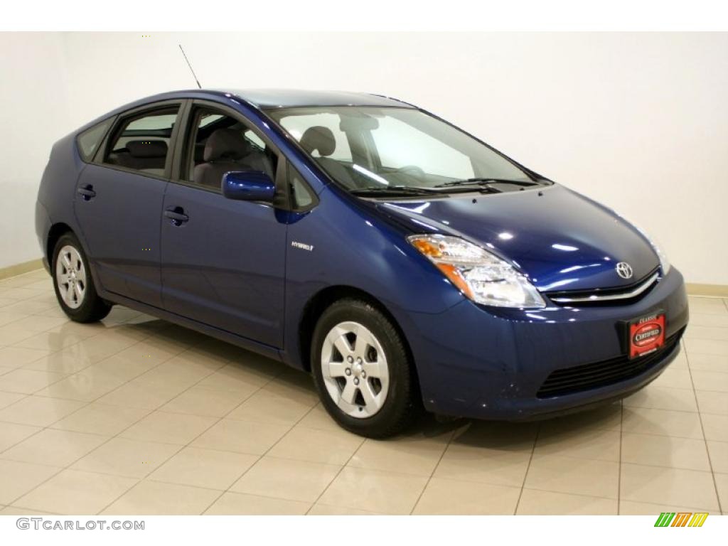 2008 Prius Hybrid - Spectra Blue Mica / Gray photo #1