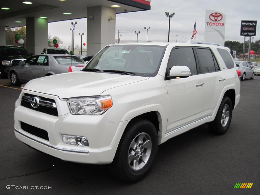 2011 4Runner SR5 - Blizzard White Pearl / Sand Beige photo #1