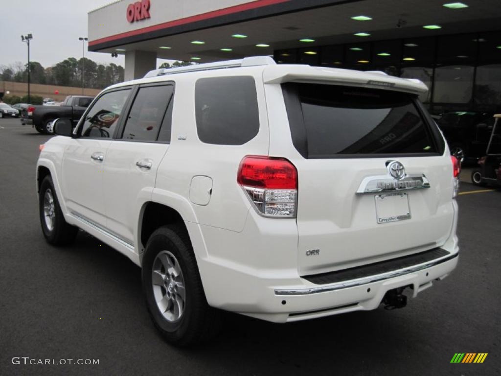 2011 4Runner SR5 - Blizzard White Pearl / Sand Beige photo #3