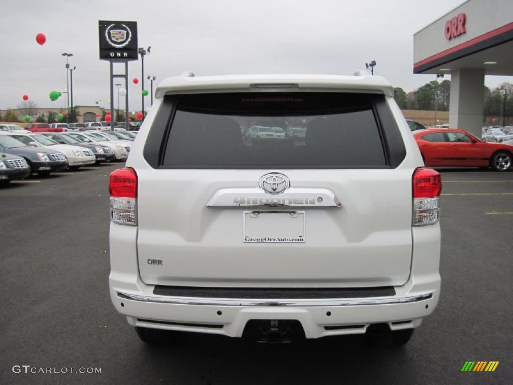 2011 4Runner SR5 - Blizzard White Pearl / Sand Beige photo #4