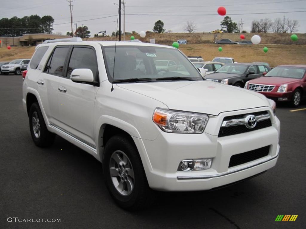 2011 4Runner SR5 - Blizzard White Pearl / Sand Beige photo #7