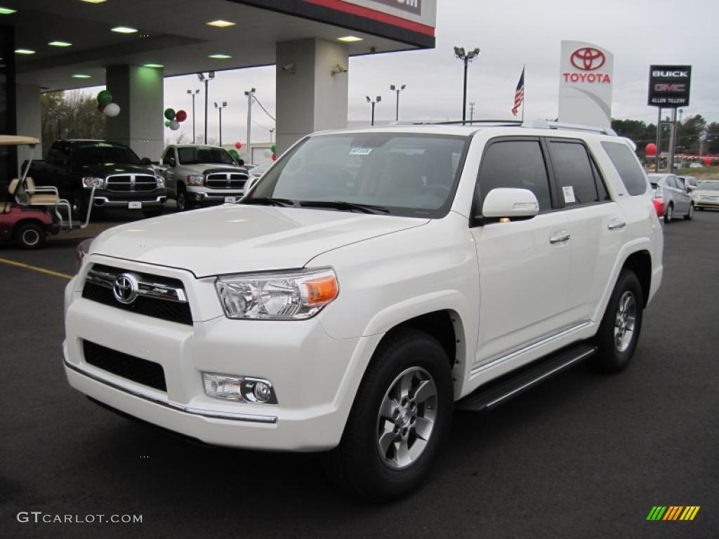 2011 4Runner SR5 - Blizzard White Pearl / Sand Beige photo #1