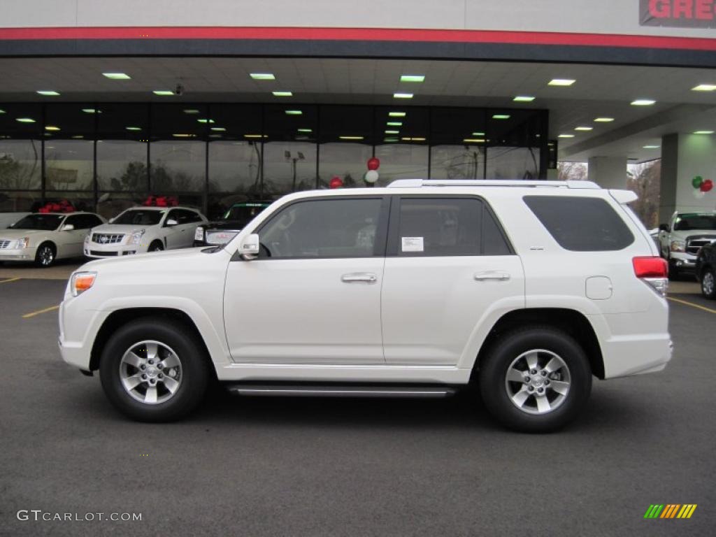 2011 4Runner SR5 - Blizzard White Pearl / Sand Beige photo #2