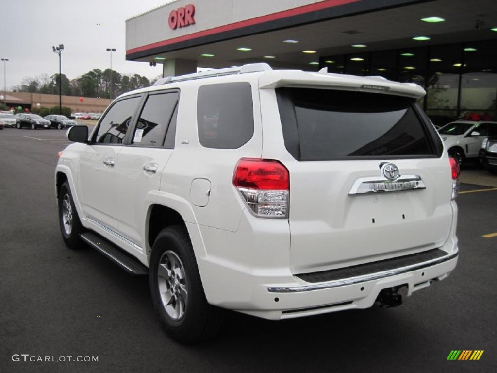 2011 4Runner SR5 - Blizzard White Pearl / Sand Beige photo #3