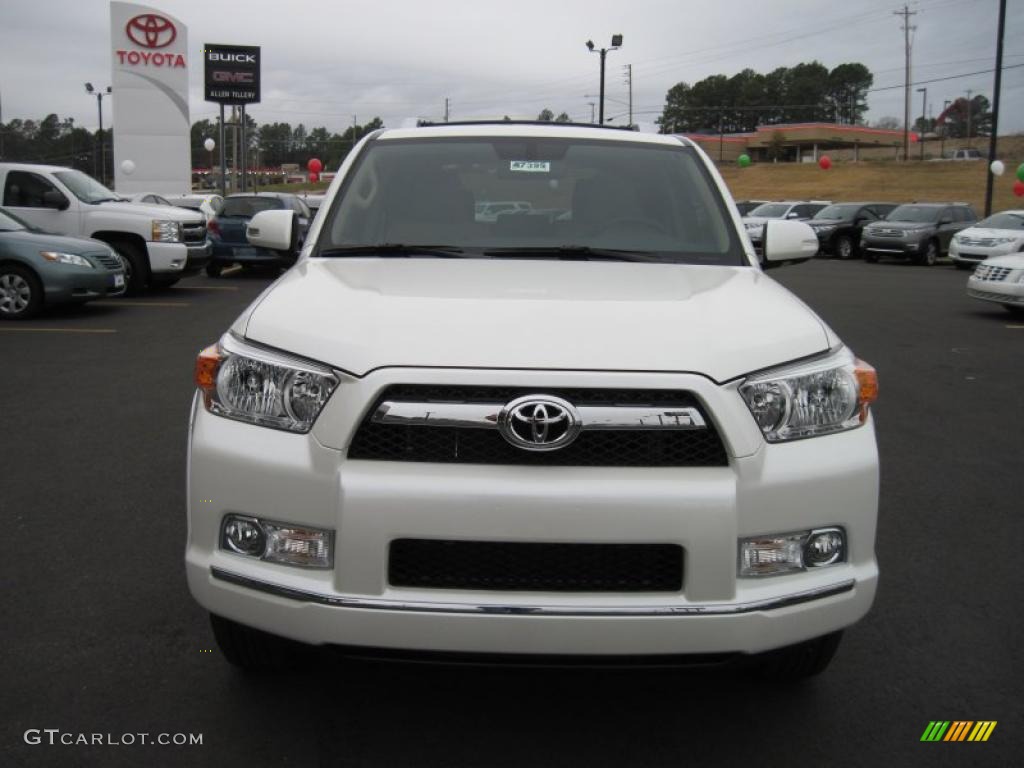 2011 4Runner SR5 - Blizzard White Pearl / Sand Beige photo #8