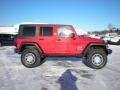 Flame Red - Wrangler Unlimited X 4x4 Photo No. 7