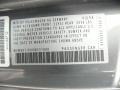 2008 Volkswagen Rabbit 2 Door Info Tag