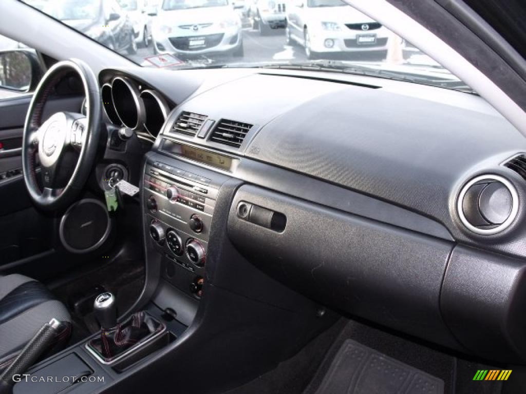 2007 Mazda MAZDA3 MAZDASPEED3 Grand Touring Black Dashboard Photo #41531669