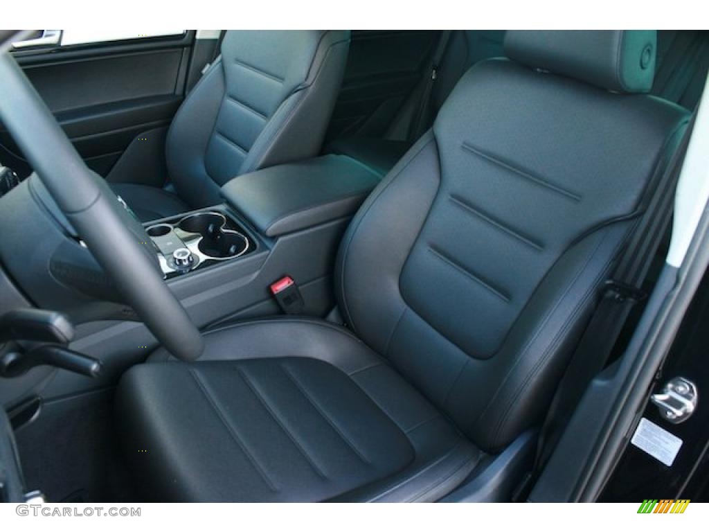 Black Anthracite Interior 2011 Volkswagen Touareg VR6 FSI Sport 4XMotion Photo #41532017