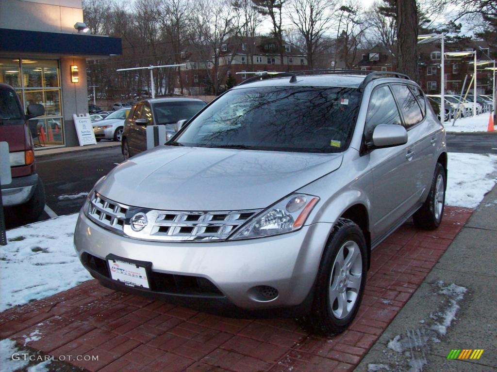 2005 Murano S AWD - Sheer Silver Metallic / Charcoal photo #3