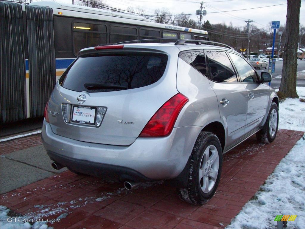 2005 Murano S AWD - Sheer Silver Metallic / Charcoal photo #5