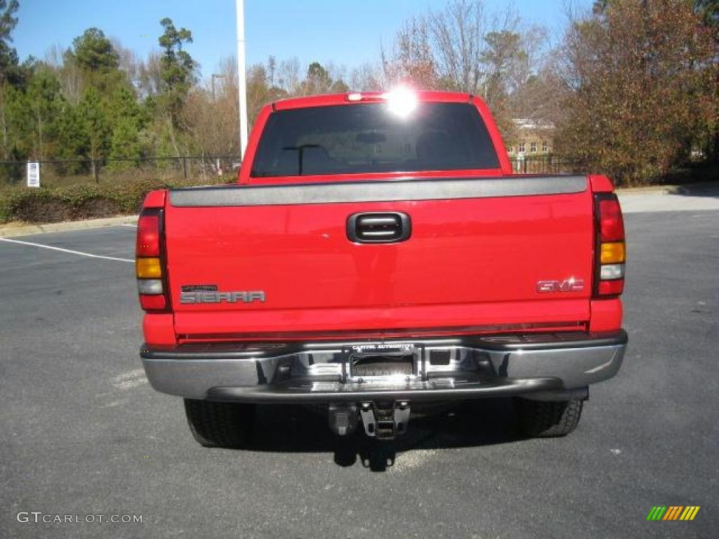 2006 Sierra 1500 Extended Cab 4x4 - Fire Red / Dark Pewter photo #25