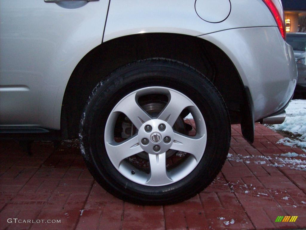 2005 Murano S AWD - Sheer Silver Metallic / Charcoal photo #9