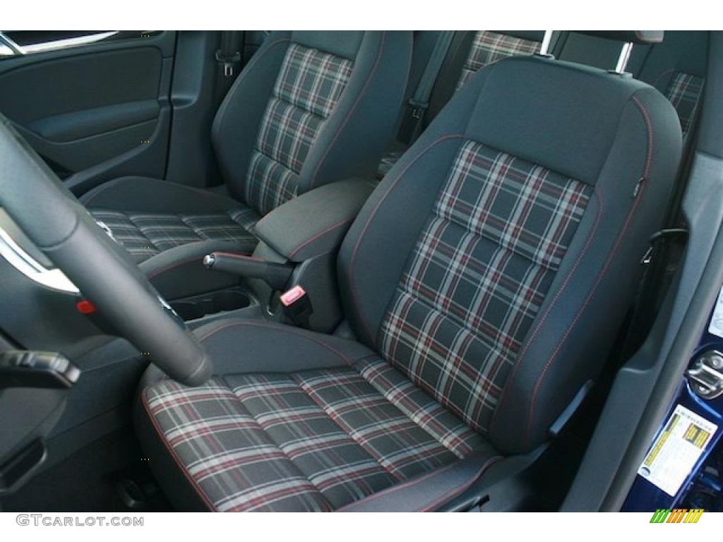 Interlagos Plaid Cloth Interior 2011 Volkswagen GTI 4 Door Photo #41532837