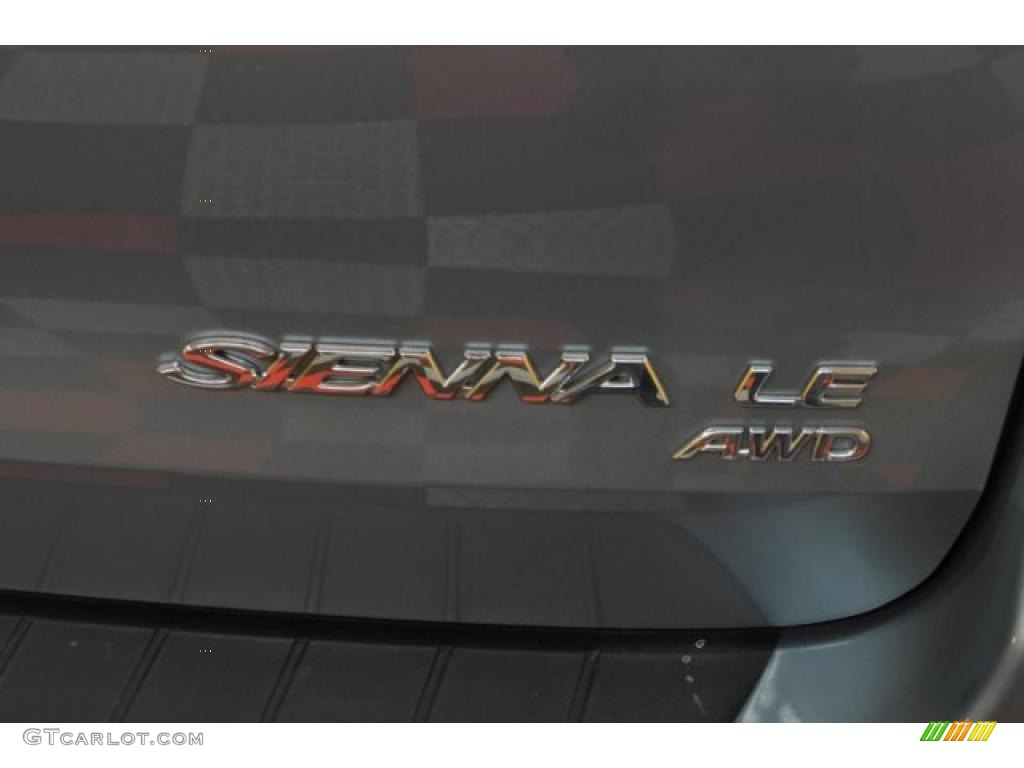 2008 Sienna LE AWD - Blue Mirage Metallic / Fawn photo #5