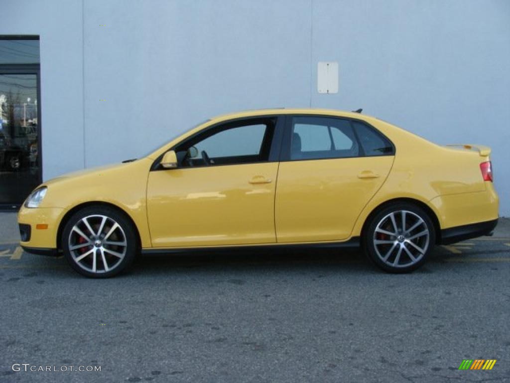 2007 Jetta GLI Fahrenheit Edition Sedan - Fahrenheit Yellow / Anthracite photo #3