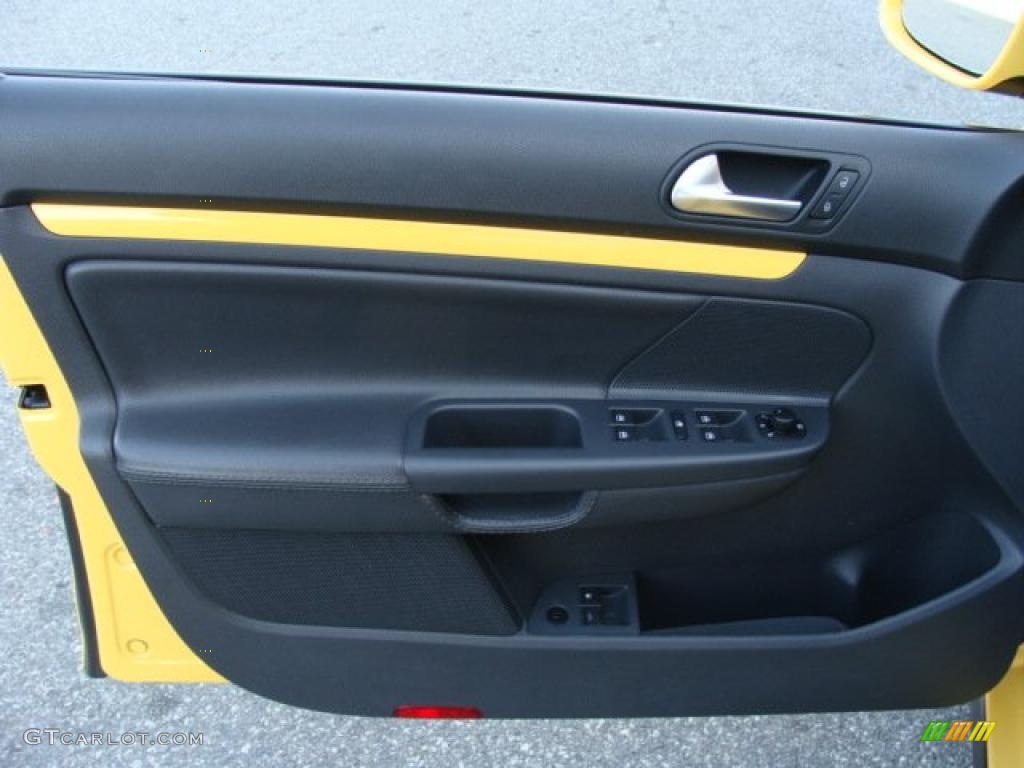 2007 Volkswagen Jetta GLI Fahrenheit Edition Sedan Anthracite Door Panel Photo #41535124