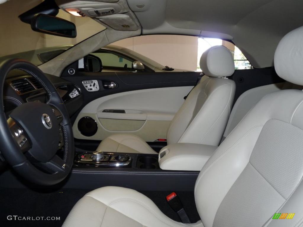 Ivory/Warm Charcoal Interior 2011 Jaguar XK XKR Convertible Photo #41535748