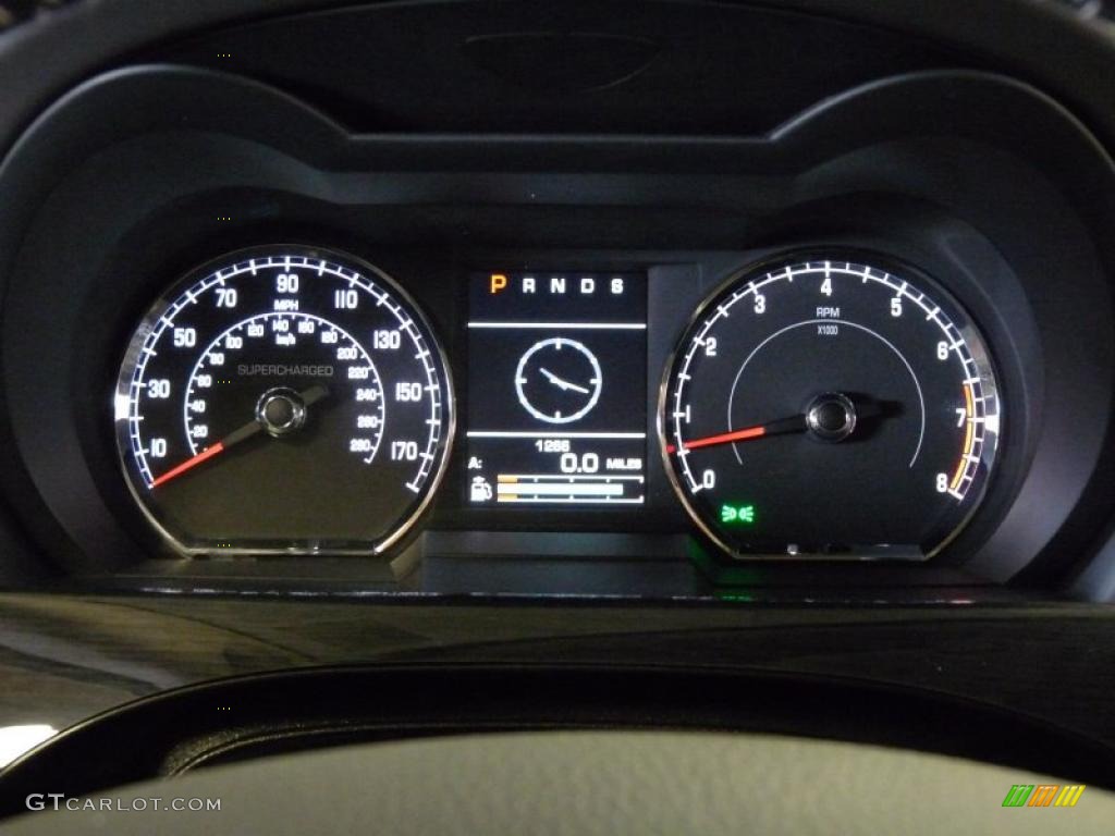 2011 Jaguar XK XKR Convertible Gauges Photo #41536088