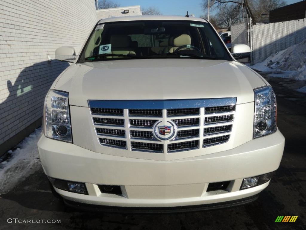 White Diamond Tricoat 2011 Cadillac Escalade ESV Premium AWD Exterior Photo #41536132