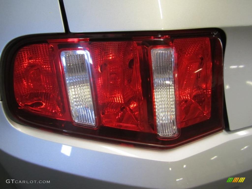 2011 Mustang V6 Premium Convertible - Ingot Silver Metallic / Stone photo #13