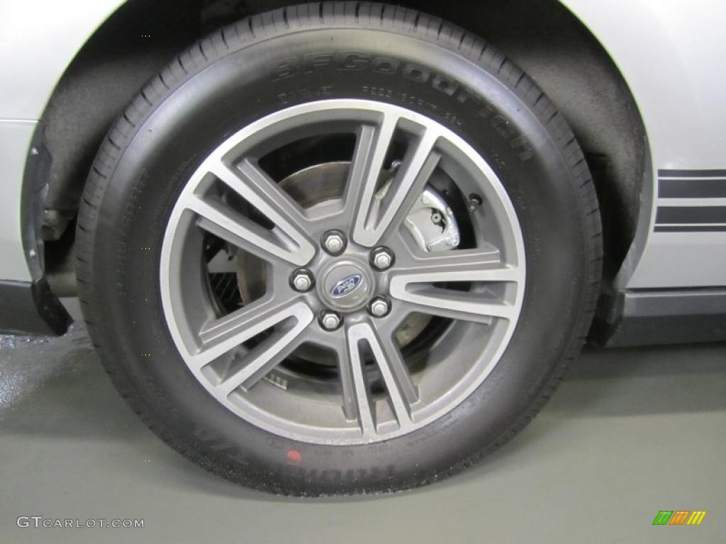 2011 Mustang V6 Premium Convertible - Ingot Silver Metallic / Stone photo #15
