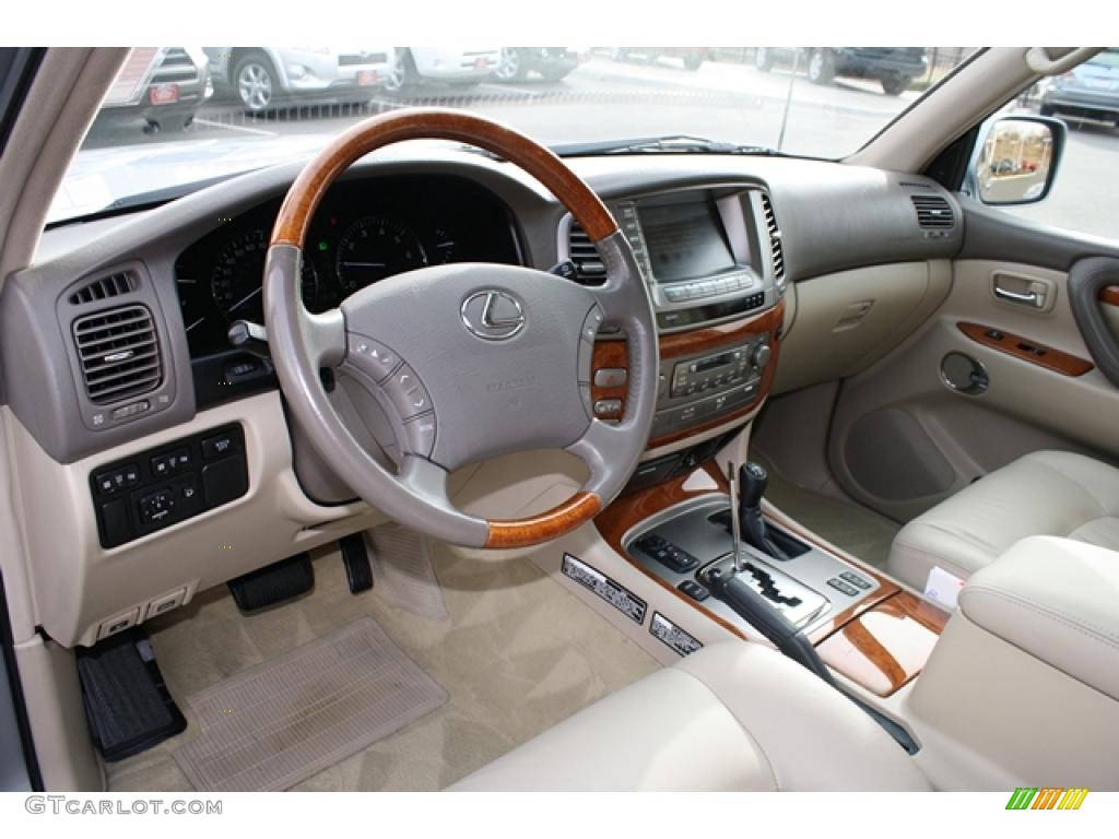 Ivory Interior 2004 Lexus LX 470 Photo #41538724