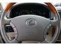 2004 Lexus LX Ivory Interior Steering Wheel Photo