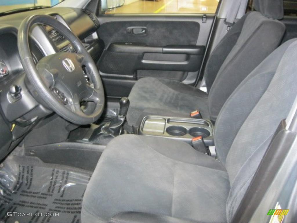 Black Interior 2005 Honda CR-V EX 4WD Photo #41539312